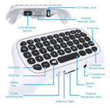 Teclado Inalámbrico Chatpad Dobe TYX-586 para Control Xbox Series X|S y Xbox One