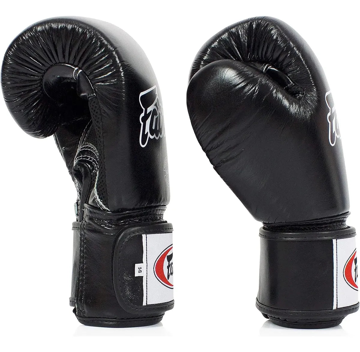 Guantes de Boxeo Fairtex BGV1 Black | Cuero Premium para Boxeo y Muay Thai