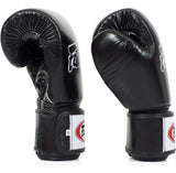 Guantes de Boxeo Fairtex BGV1 Black | Cuero Premium para Boxeo y Muay Thai