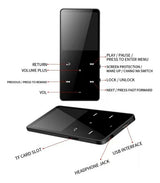 1.8 Pulgadas Touch Bluetooth Mp3 Mp4 Reproductor