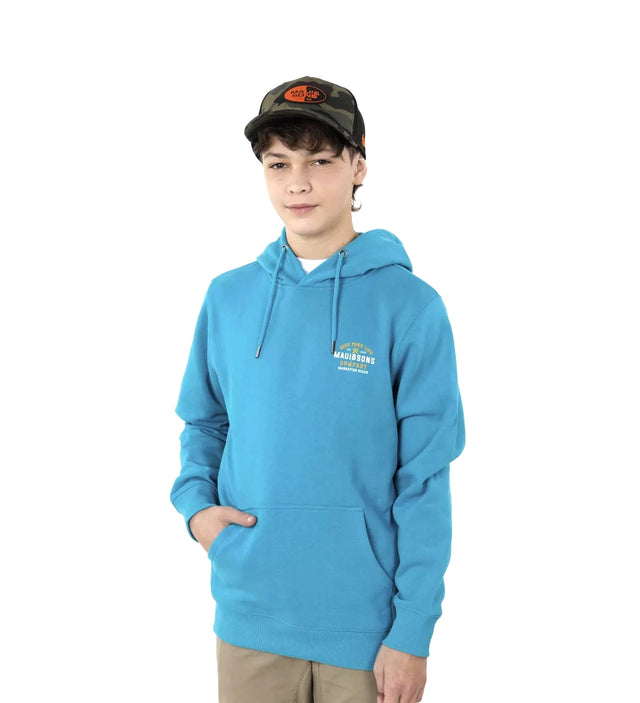 Poleron Surf Juvenil Azul Petróleo Maui And Sons –