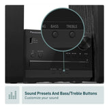 Panasonic SC-PM270PP-K – Sistema Estéreo Compacto 20W Bluetooth/CD/FM/USB 120V Open Box