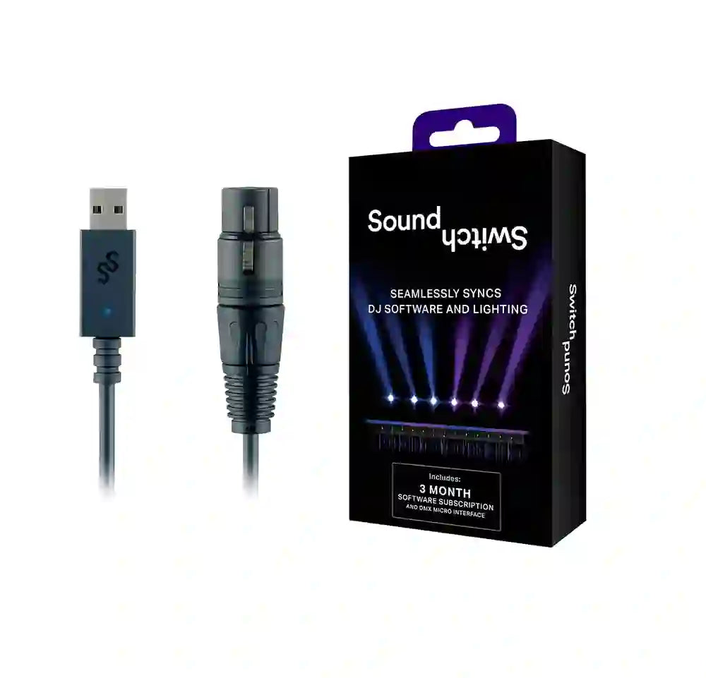 Interfaz Dmx Soundswitch Micro Ultracompacto Usb A Dmx