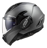 Casco Ls2 Valiant Ii Modular De Titanio Mate, Tamaño XS