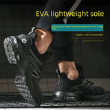 Zapatos de seguridad transpirables para hombre punta de acero