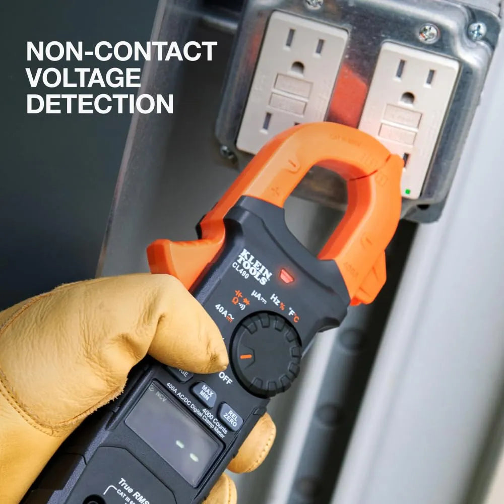 Pinza Amperimétrica Klein Tools CL490 400A AC/DC TRMS