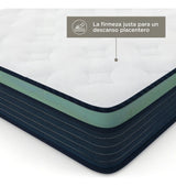 Atma colchón One 2 plazas 20 cm en caja 3 Capas de espuma color blanco