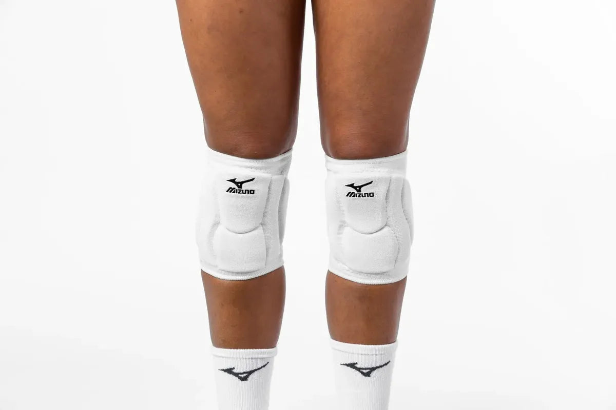 Rodillera de Vóleibol Mizuno Elite 9 SL2 Blanca | Talla S (Chico) | Protección Profesional