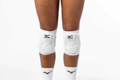 Rodillera de Vóleibol Mizuno Elite 9 SL2 Blanca | Talla S (Chico) | Protección Profesional