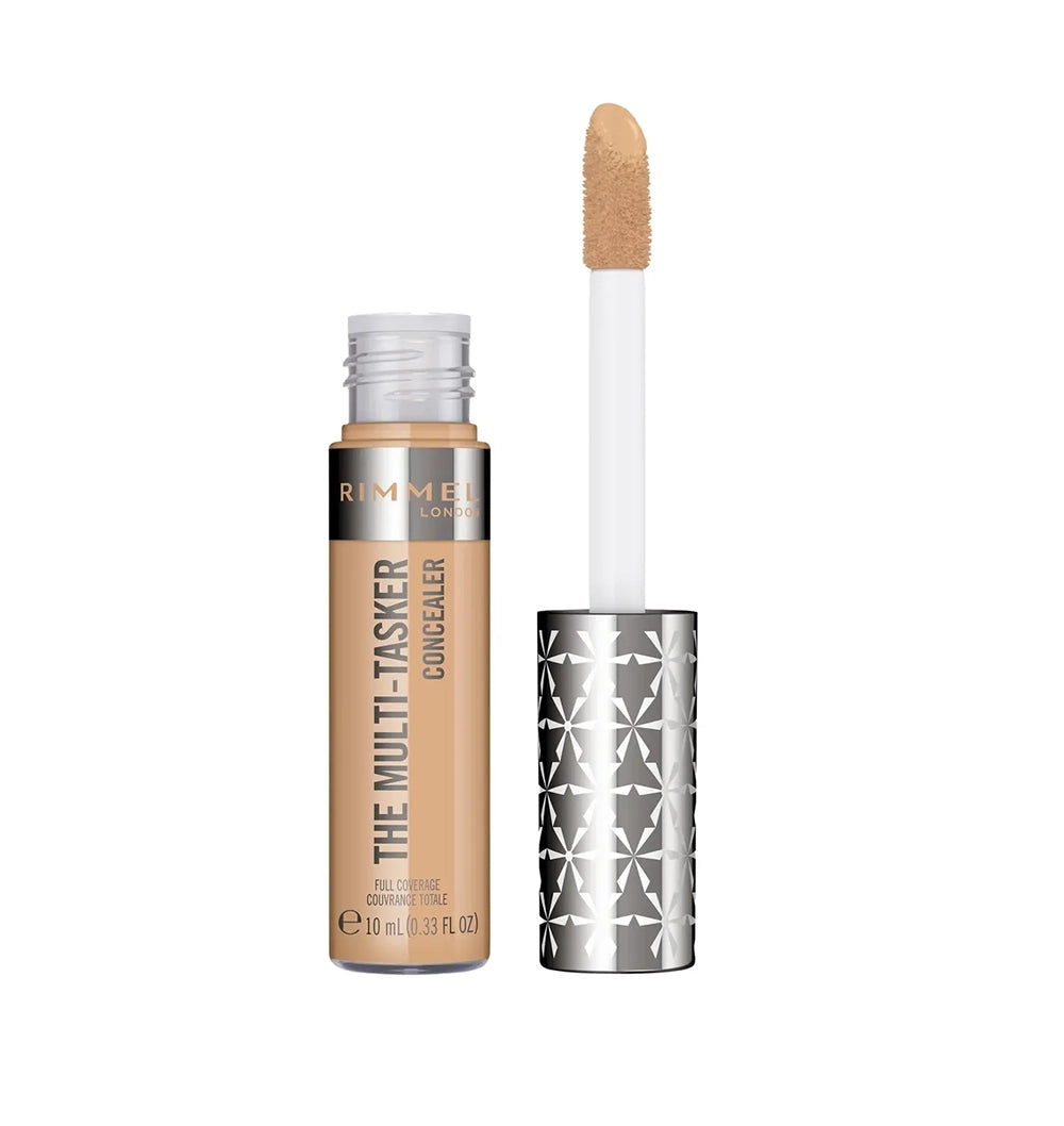 Corrector Rimmel London Multi-Tasker 050 Sand | 10 ml | Vegano | Cobertura Total 24H