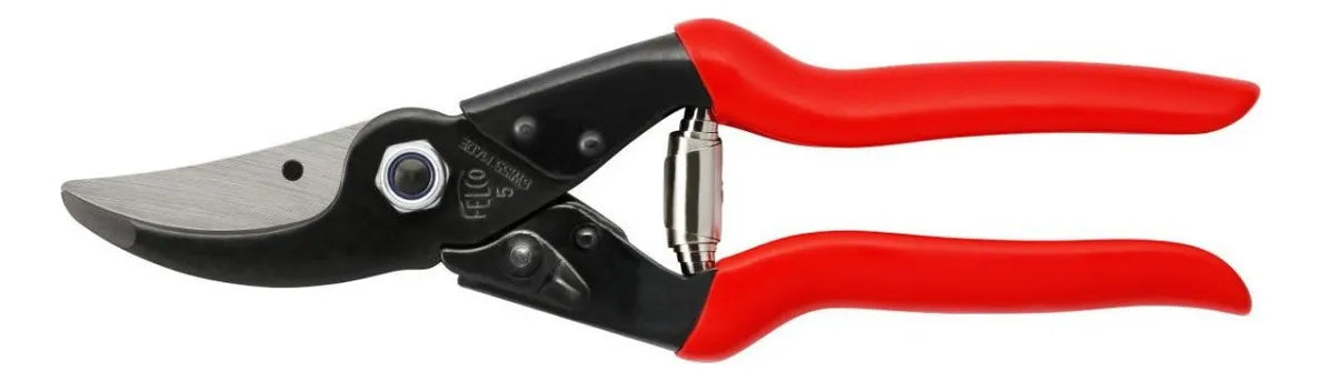 Tijera de podar manual Felco 5 bypass acero jardín rojo/negro