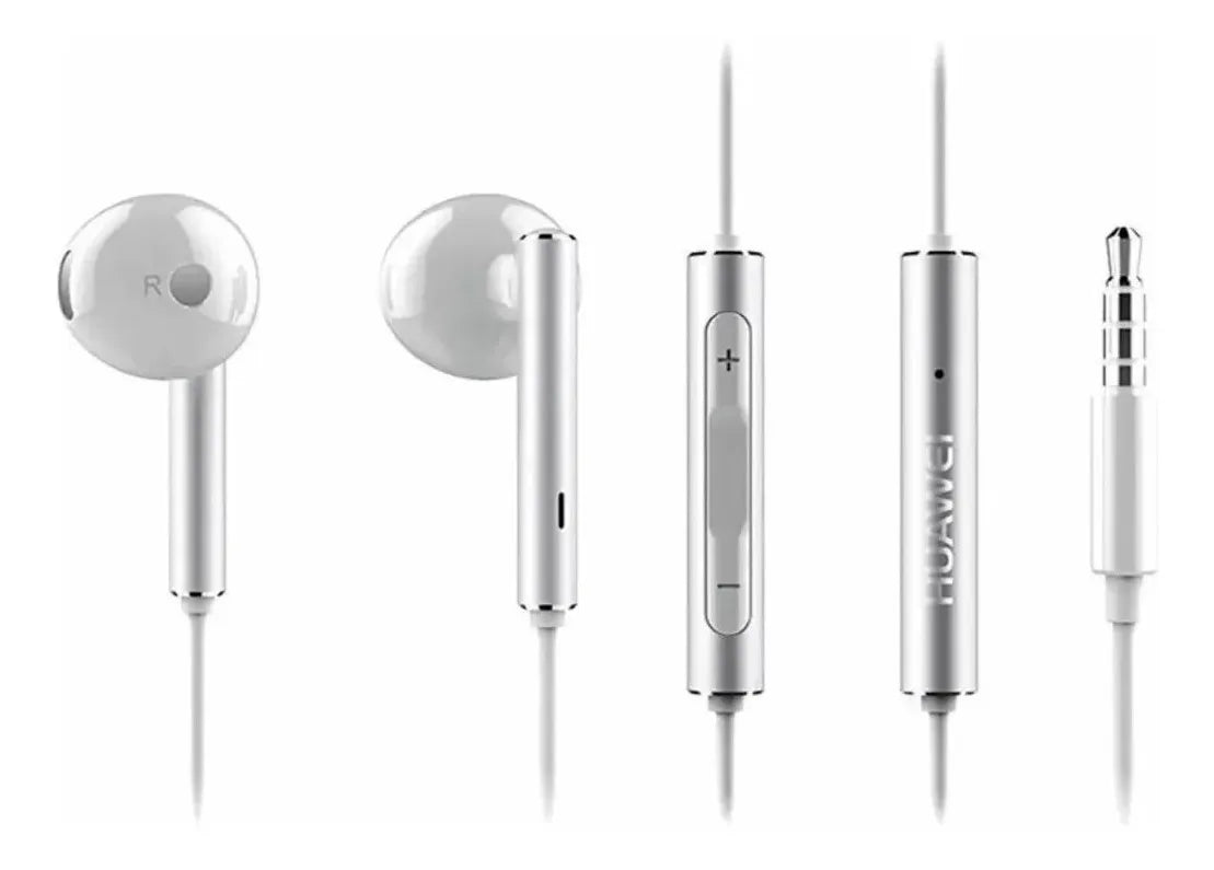 Audífonos In-ear Huawei Am116 Metálicos Blancos Blanco
