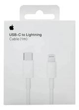 Pack cable usb C to lightinging cable 1 mt + usb-c 20w power adapter original