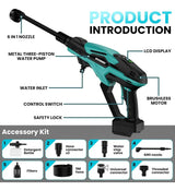 Hidrolavadora Inalámbrica ZixDeNex 800 PSI para Batería Makita 18V | Motor Brushless | No Incluye Batería