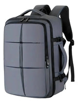 Mochila Viaje Carry On 40Litros Porta Notebook Reforzada Diseño de Tela Lisa