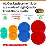 Tapas de Repuesto Klare Ware para Pyrex, Anchor Hocking y KlareWare