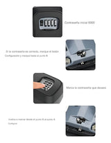 Caja Fuerte Guarda Valores Llaves Con Combinación Exterior