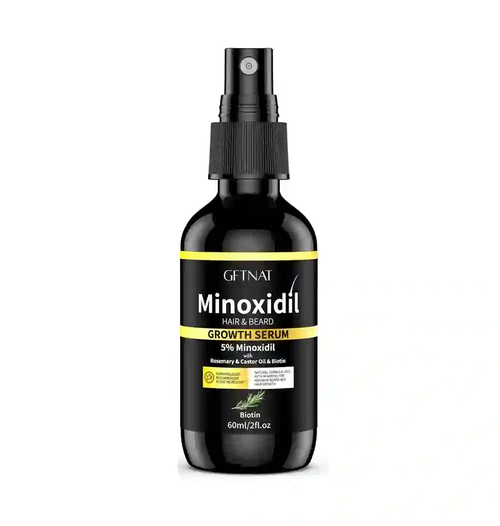 Solución De Pérdida De Cabello En Aerosol Con 5% De Minoxidil