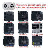 Control Remoto POLYNX JR1602FCC 2.4 GHz Bluetooth para Auto Eléctrico Infantil Power Wheels