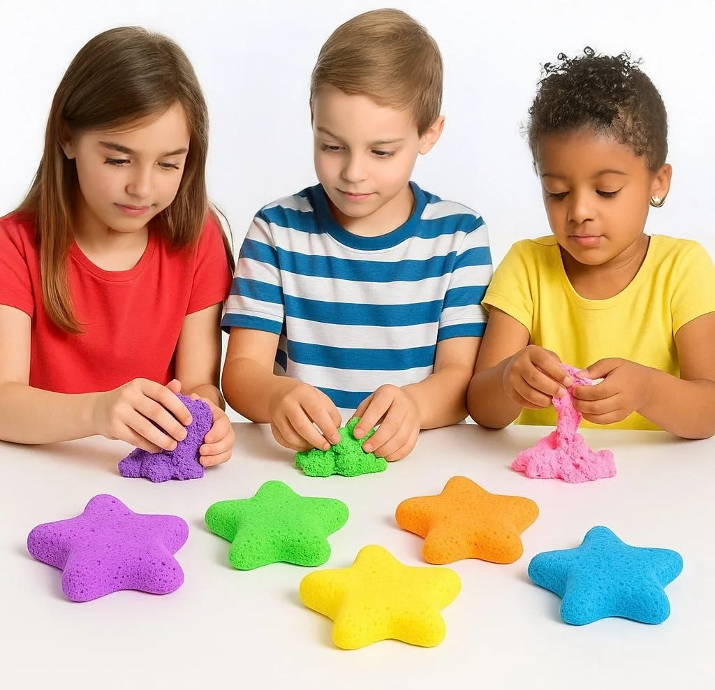 Pack 36 Masas Funny Slime Goma Eva Flexible No Toxico