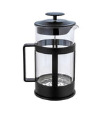 Prensa Francesa Cafetera Manual 600 Ml Glass Cafetiere Color Negro