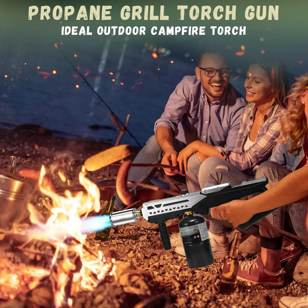 Pistola Soplete a Propano ZYCBERNOI 800.000 BTU | Encendido Piezoeléctrico | Uso Industrial