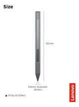 Lápiz Capacitivo Lenovo Slim Pen Magnetic Precision Para Ipad