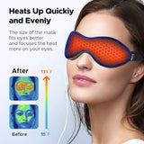 Máscara Térmica para Ojos EZONA | Compresa Caliente USB | Alivio para Ojos Secos | Nueva