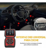 Escáner Automotriz OBD2 V519 Multimarcas con Pantalla LCD