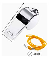 Silbato Metalico De Arbitro Entrenamiento Pito Deporte