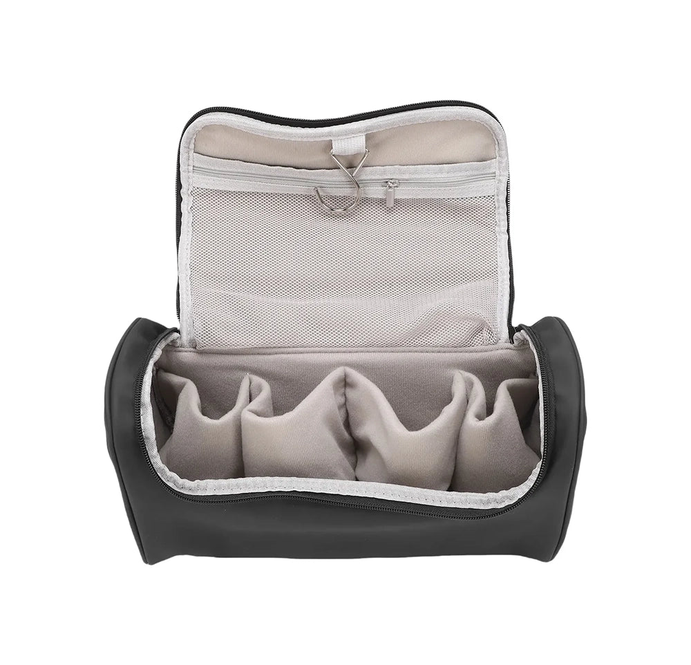 Bolso de almacenamiento para herramientas de peinado, forro suave de PU para viajes