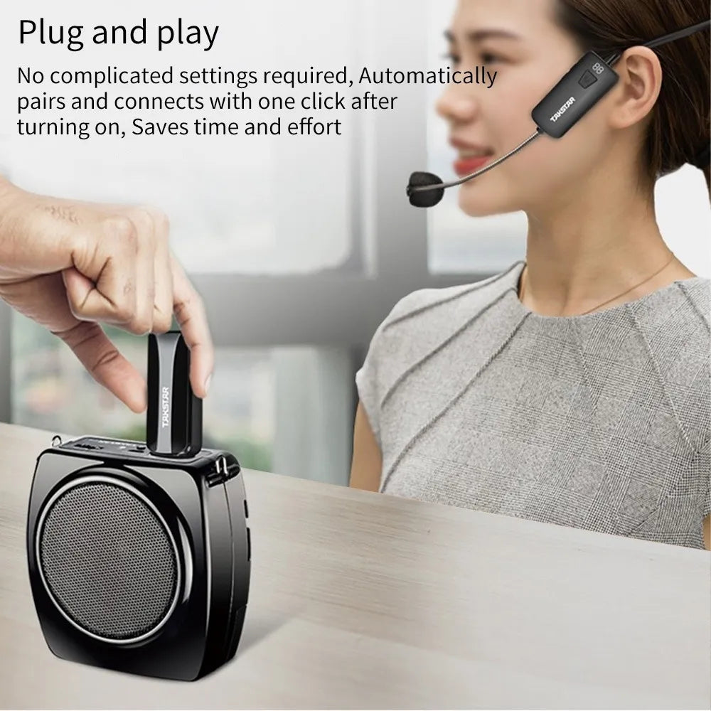 Micrófono Inalámbrico De Diadema Con Pantalla De Visualización