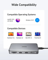 Usb-c Hub Anker 563 10-in-1 W/ Dual 4k Hdmi