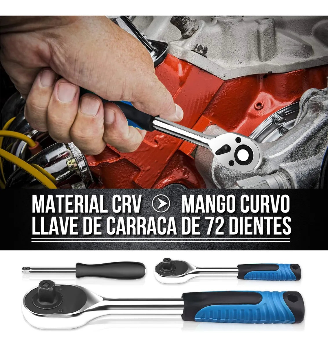 Juego De Herramientas Y Dados De Lmpacto, 82 Pzs Babefas®