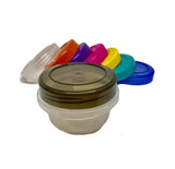 Set Pote Tuper Tapa Rosca 125 Ml (10 Un) Transparente