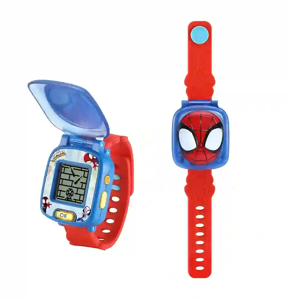 VTech Spidey y Sus Asombrosos Amigos – Reloj Educativo Spidey | Aprende la Hora Jugando (version en inglés)