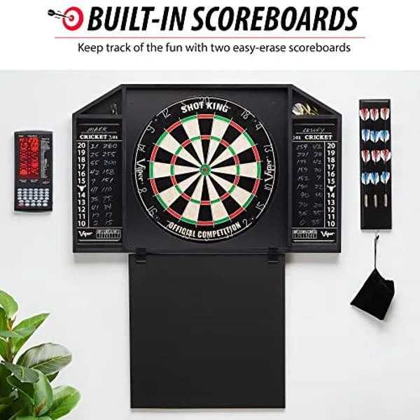 Viper Resolute Dart Backboard – Protector de Pared para Tablero de Dardos con Marcadores