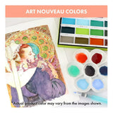 Kuretake Gansai Tambi Set de 24 Acuarelas – Colores Vibrantes