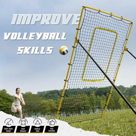 Red Rebounder de Voleibol Newbyinn 7 x 4 Pies