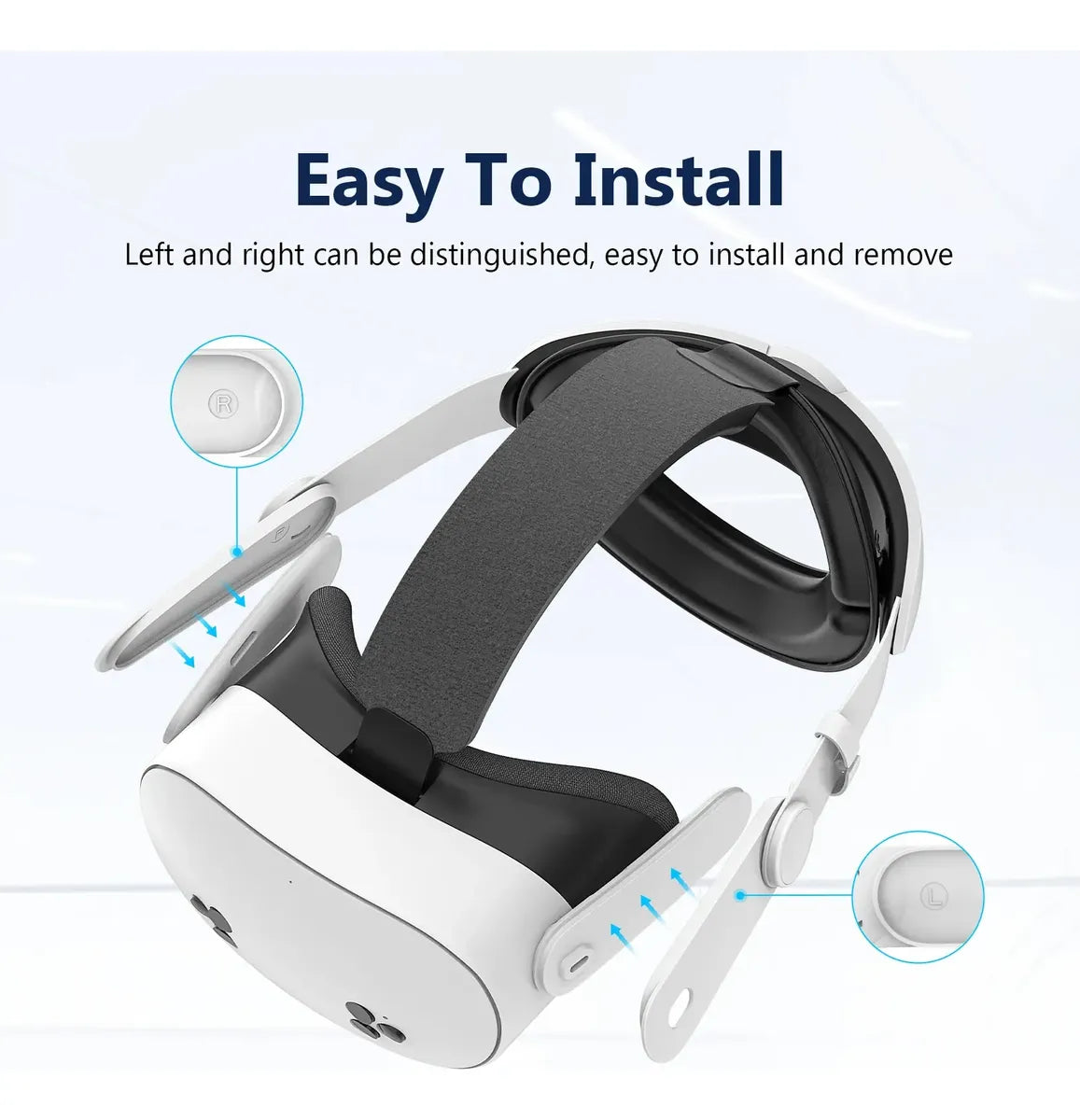 Correa Ajustable Para Cabeza Para Oculus Meta Quest 2, Quest 3 Y 3s