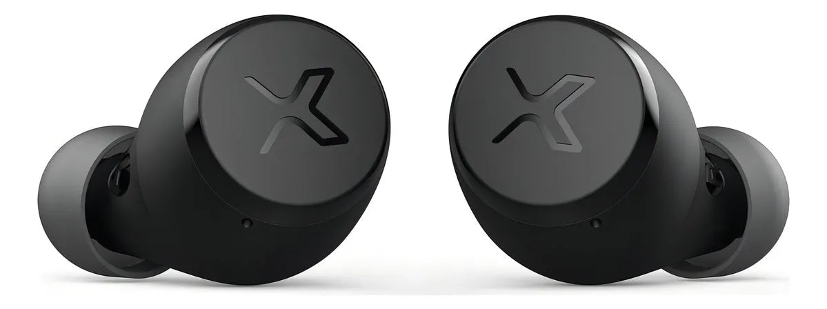 Auriculares in-ear gamer inalámbricos Edifier X3 negro con luz LED