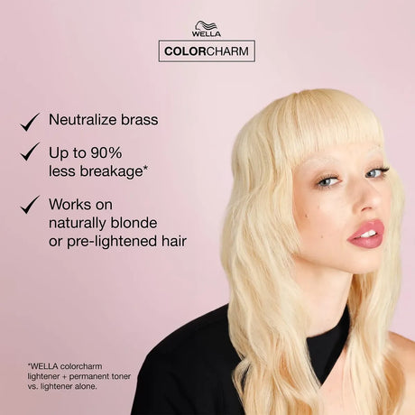 Wella Color Charm T19 Rubio Nacarado – Toner Líquido Permanente para Cabello