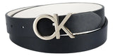 Cinturón Calvin Klein Con Hebilla Reversible Con Monograma CK