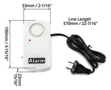 Alarma de Corte de Energía QWORK 120 dB con Indicador LED – Pack de 2