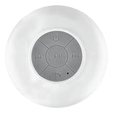 Parlante Bluetooth Portátil para Ducha Recargable Resistente al Agua Blanco