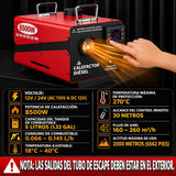 Calefactor Diésel Portátil 8.5KW 12V / 24V con Control Remoto | Nuevo | Embalaje Abierto