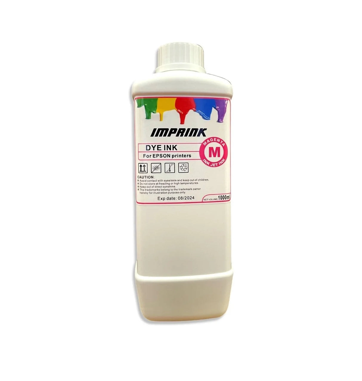 Tinta Dye Para Impresoras Epson Ecotank Premium Tinta Magenta