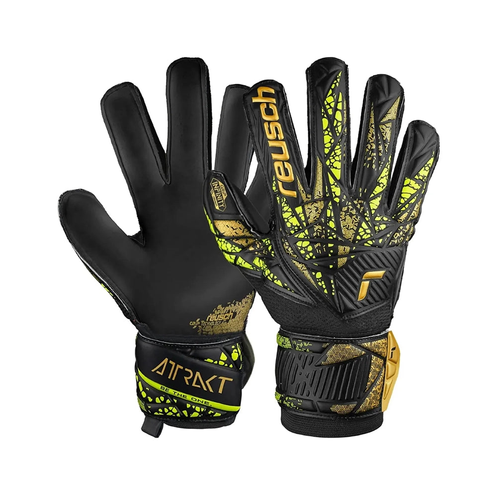 Guantes de Portero Reusch Attrakt Infinity Talla 10 Coral Claro