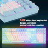 Set De Teclado Y Ratón Mecánicos Rgb, Profesional De 98 Teclas