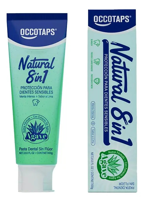 Pasta Dental Occotaps Con Agave Para Dientes Sensibles